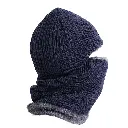 13706 Balaclava-Bulky-Marle-Acrylic-Knit-Furry-Fleece-Lined-Navy 13.webp