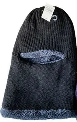 13706 Balaclava-Bulky-Marle-Acrylic-Knit-Furry-Fleece-Lined-Navy 4.webp