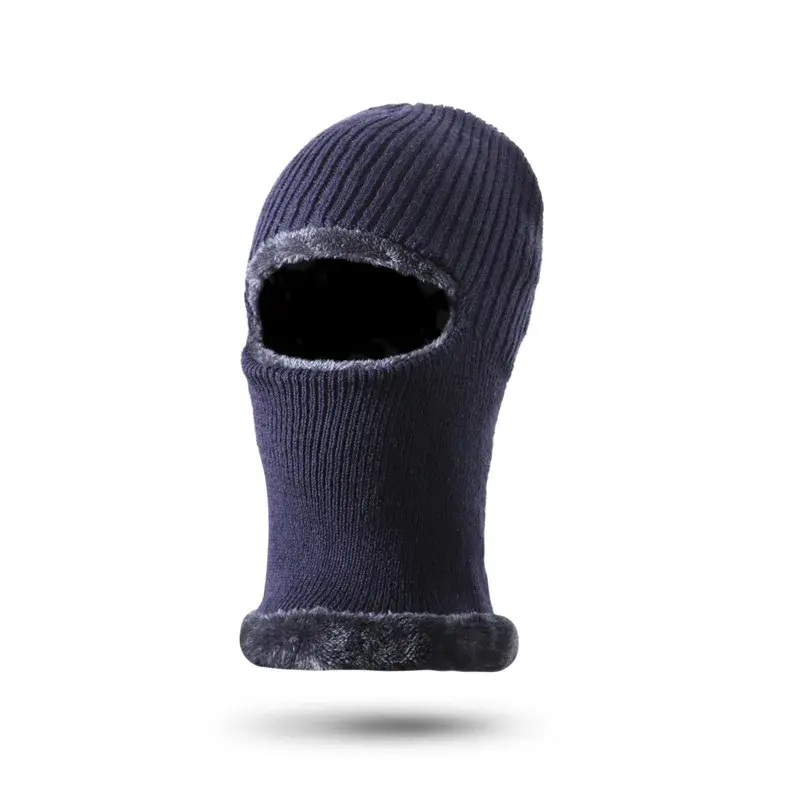 13706 Balaclava-Bulky-Marle-Acrylic-Knit-Furry-Fleece-Lined-Navy 14.webp