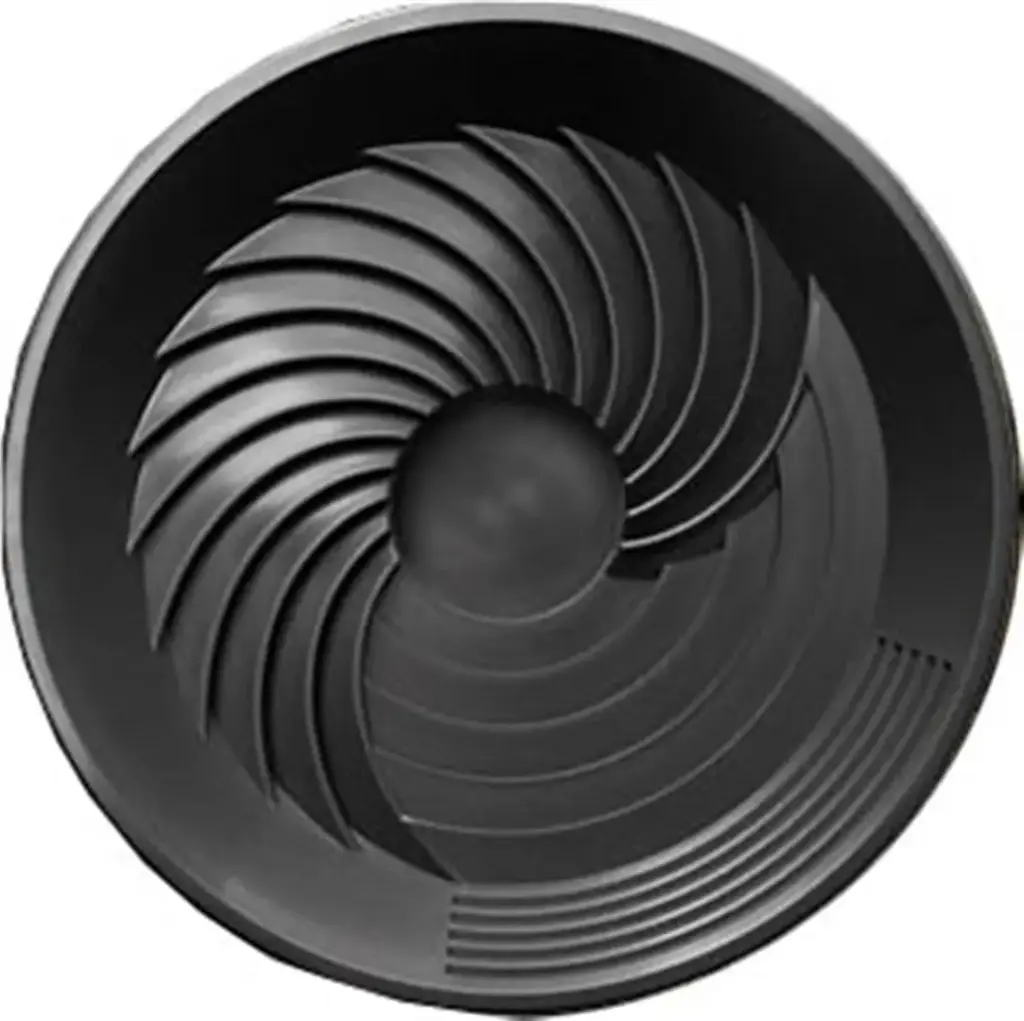 Turbo Pan Black 16" Plastic Gold Pan