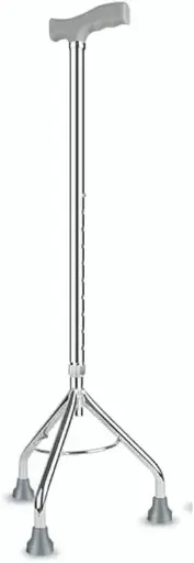 [44983] Quadripod Walking Stick Metal 91cm Adjustable Height 4 Leg