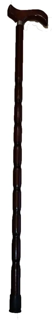 44975 Wood-Walking-Stick-92cm-Brown-Varnish-Derby-handle-17.webp