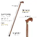 44975 Wood-Walking-Stick-92cm-Brown-Varnish-Derby-handle-10.webp