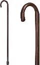 44978 Wood-Walking-Stick-92cm-Brown-Varnish-crook-handle-1.webp