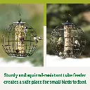 91434 Anti Possum Bird Feeder Round Metal 26cm 7.webp