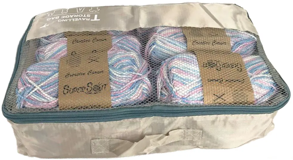  Travel Storage Bag 40x25x10cm Zip Close