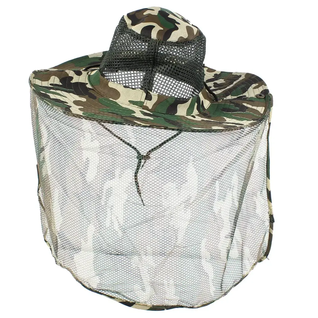  Camouflage Woodland Slouch Boonie Hat with Mesh Crown & Neck Flap