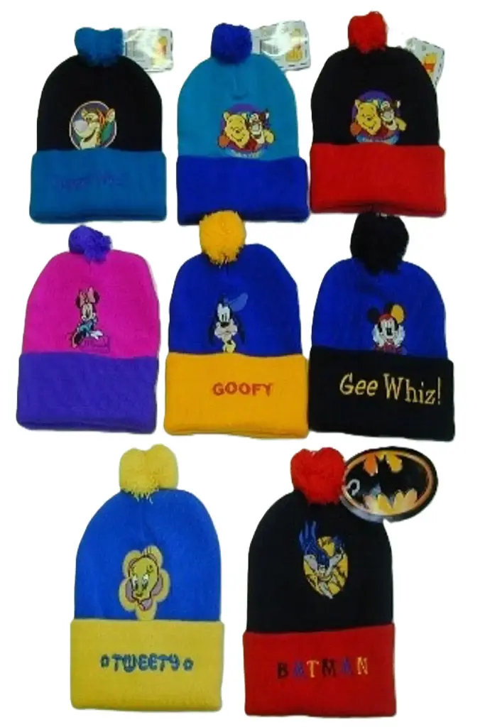  Disney Knit Kids Beanies Assorted