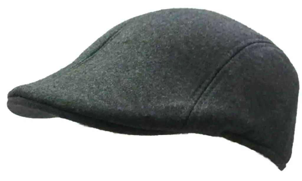 Flat Peak Hat Felt Plain Colour