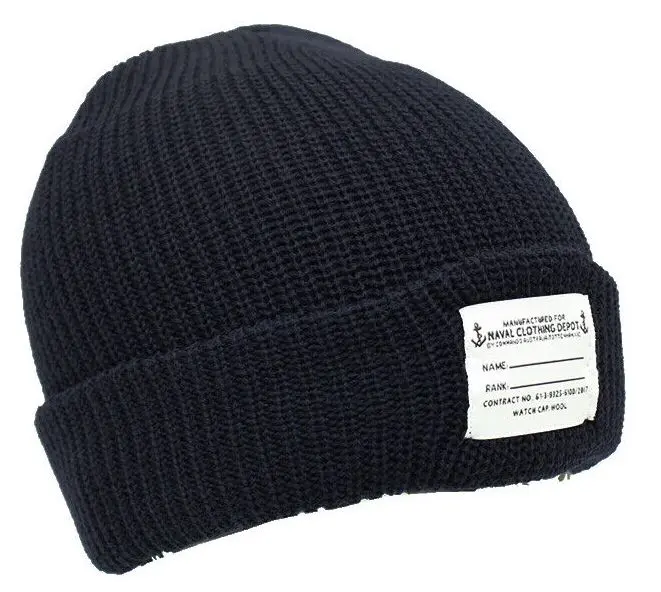  Pure Wool Beanie Black