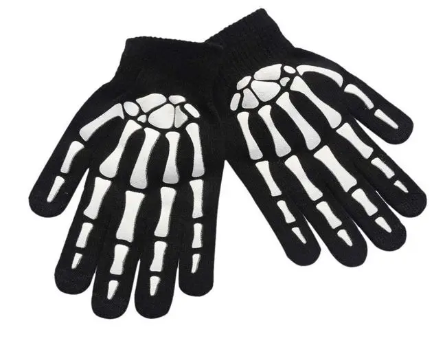  Magic Glove Skeleton Print