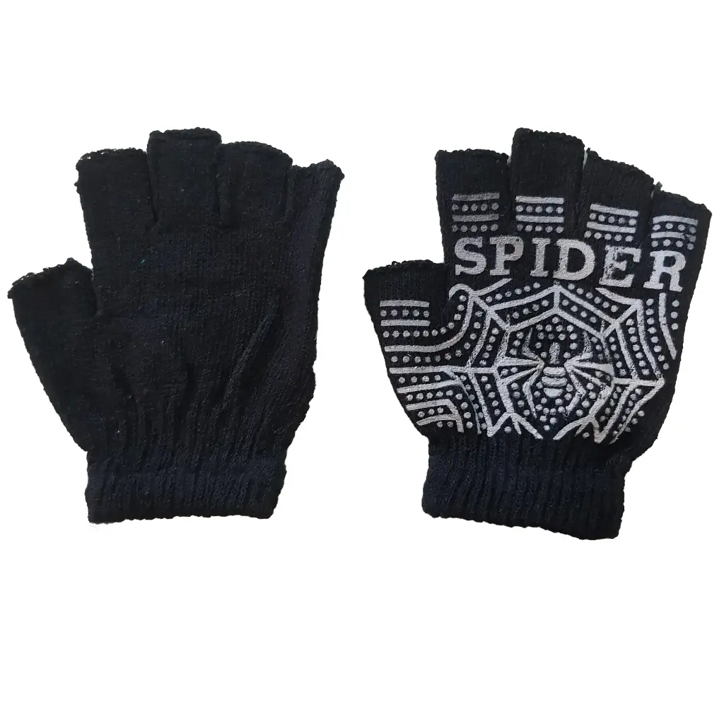  Magic Fingerless Glove Spider Print