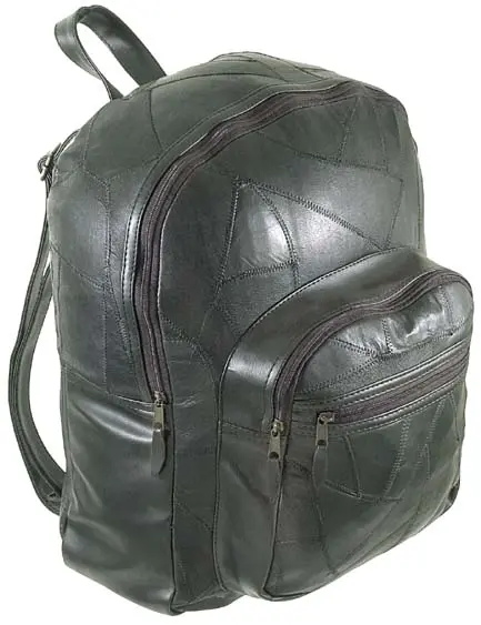  Leather Backpack Zip Closing