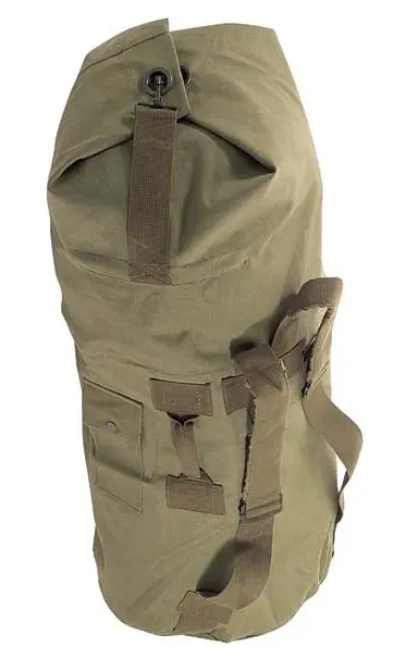  Canvas Dufflebag Backpack Green