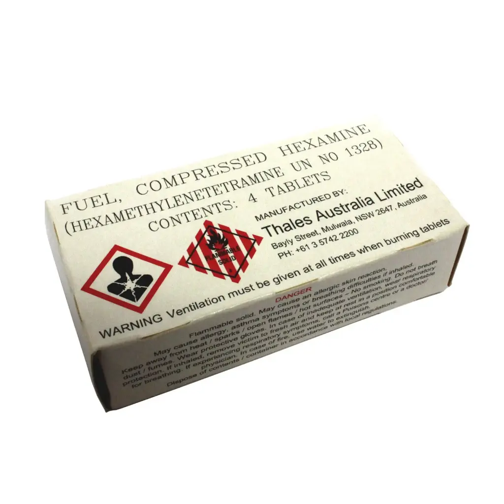  Solid Fuel Tablet Hexamine Ex- Army