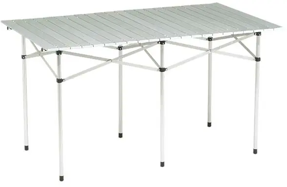  Aluminium Slat Table 127x75x70 cm