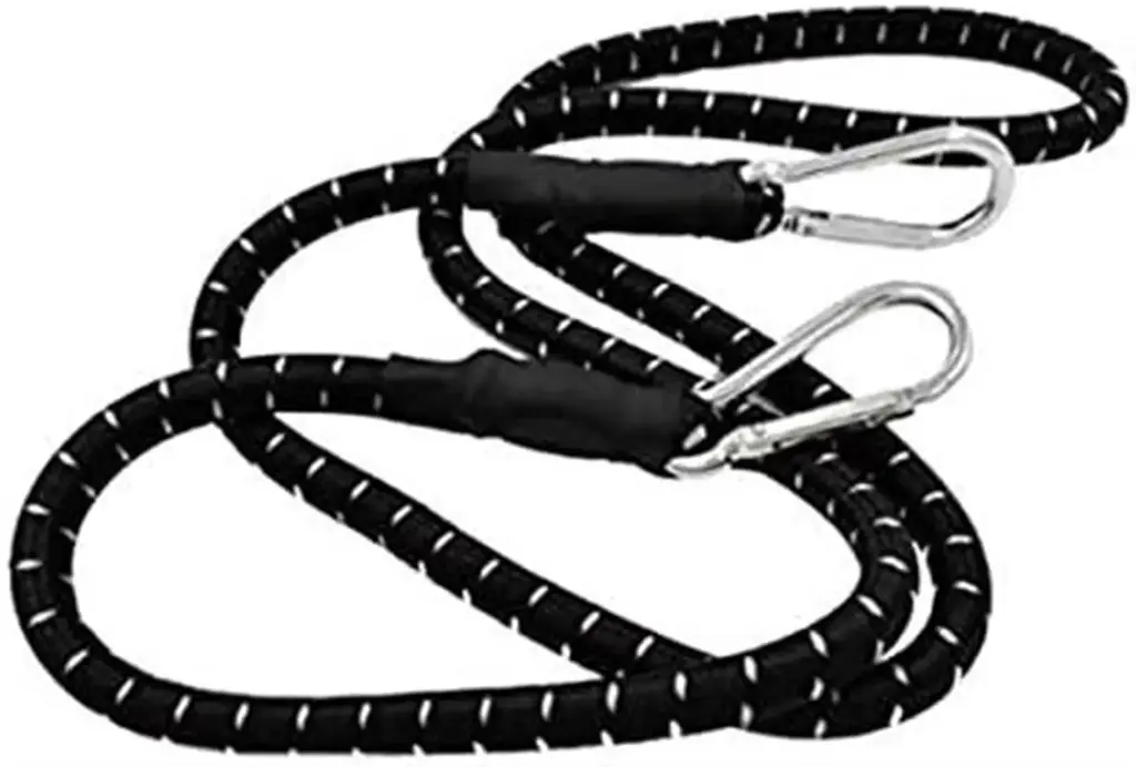  Elastic Occy Strap Bungee Cord 130cm with Biner Ends