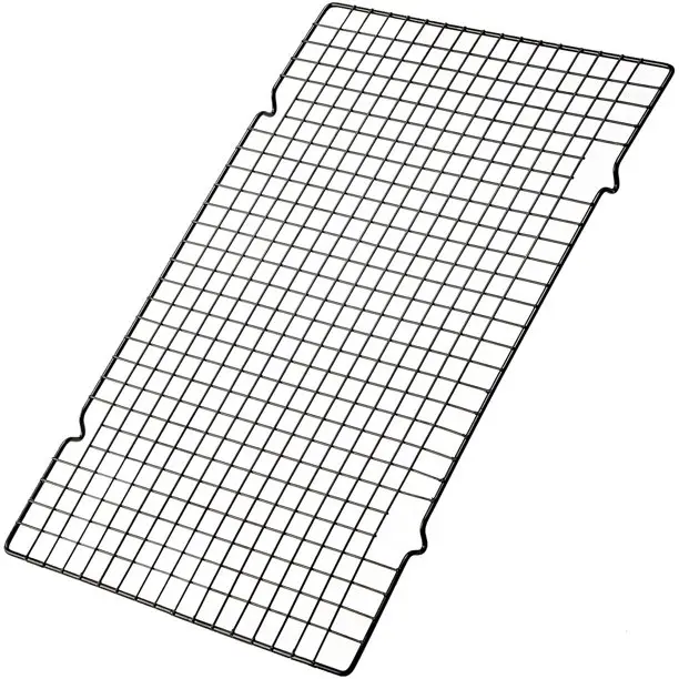  Cooling Rack  Trivet Rectangular Black 41x26x2cm