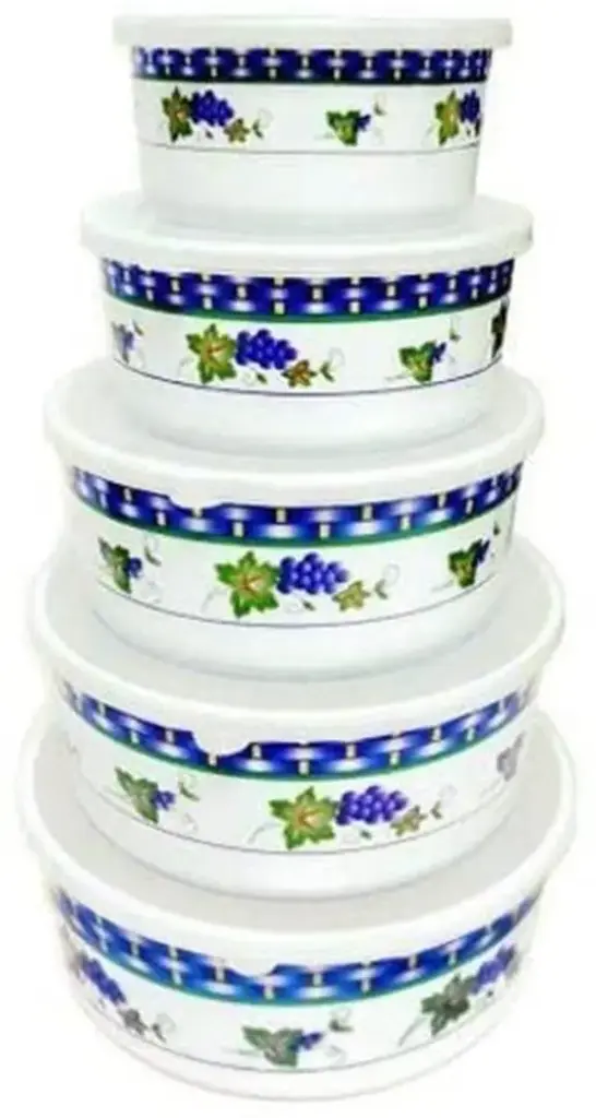  Melamine Bowl Set 5 pce