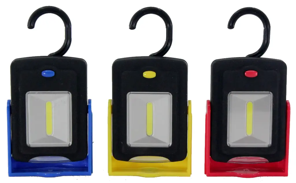  3W COB+3 LED with Hook Stand & Magnet 3xAAA