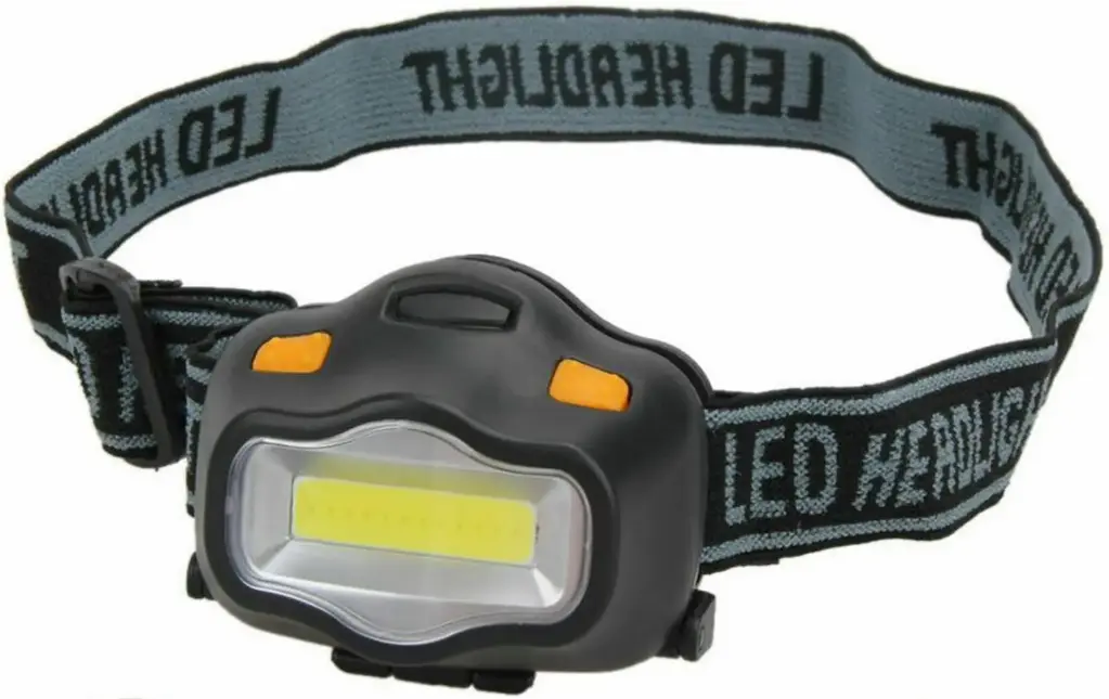  Headlamp 3 Watt COB 3AA Batteries