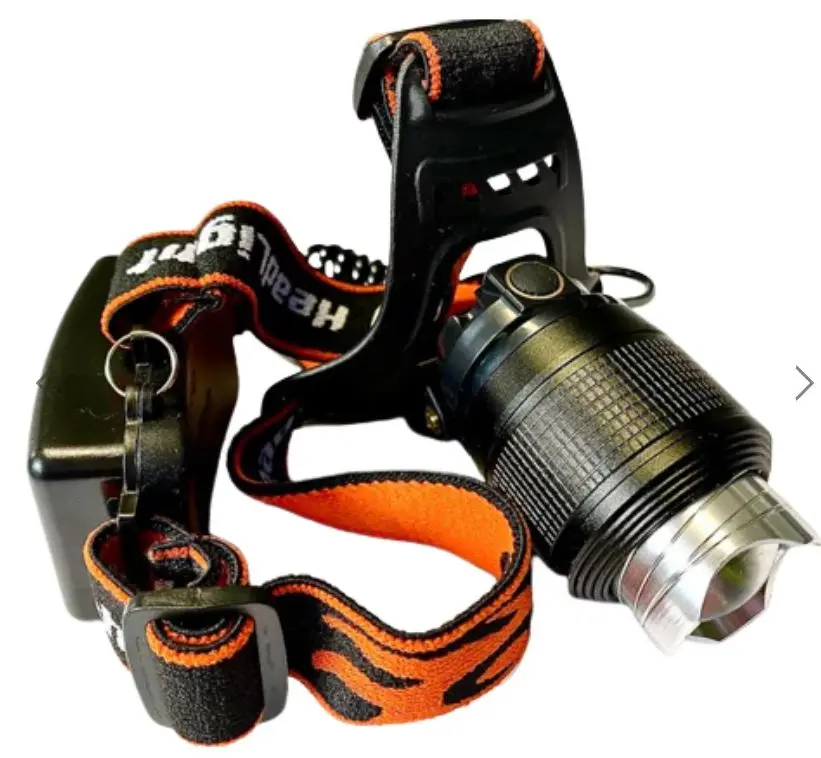  Zoom LED Headlamp Dual T6 + XPE USB Rechargeable