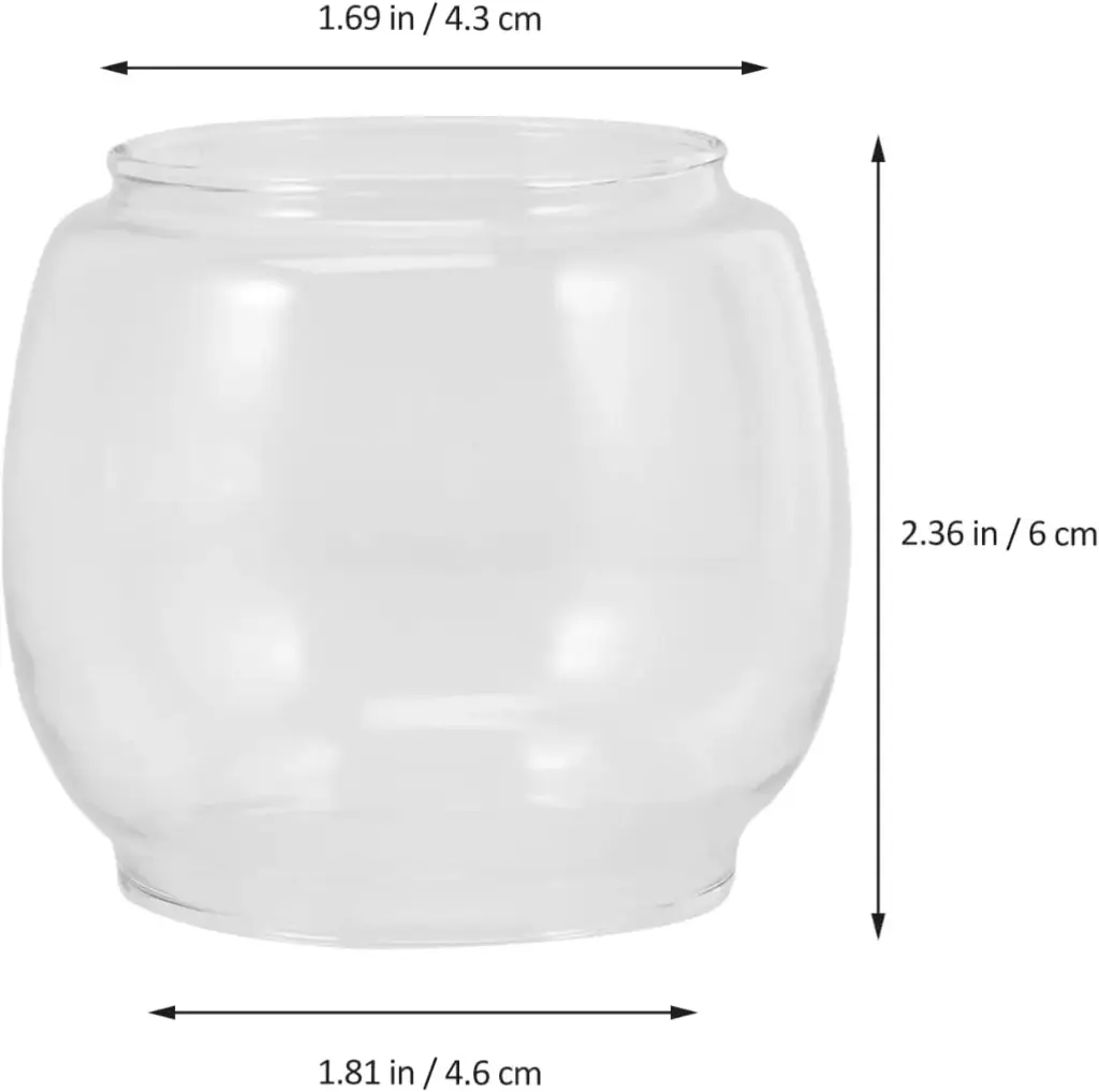  Small Hurricane Lantern Glass Globe No.245