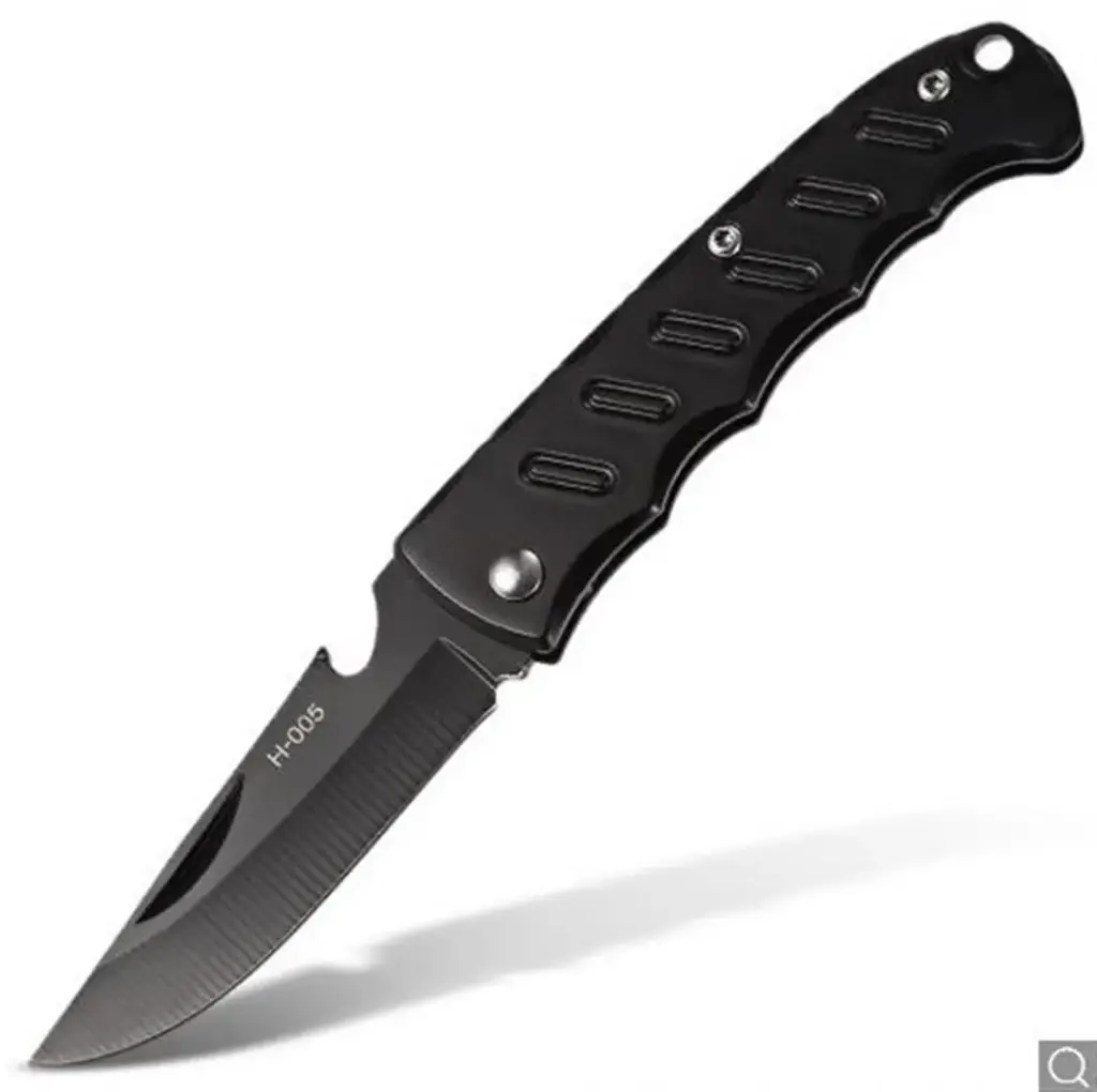  Folding Pocket Knife 6.1cm Blade Black