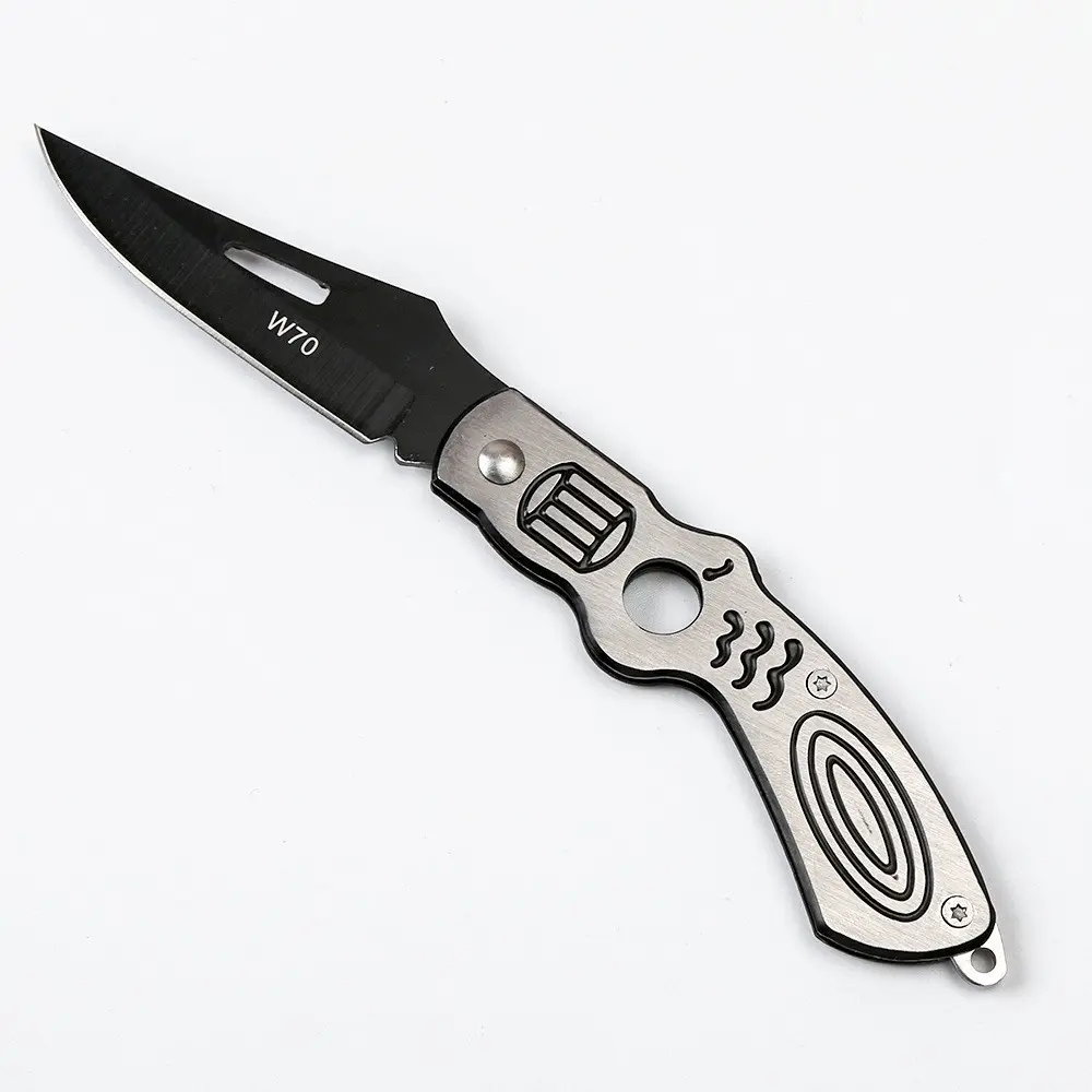  Folding Pocket Knife 6.5 cm Black Blade