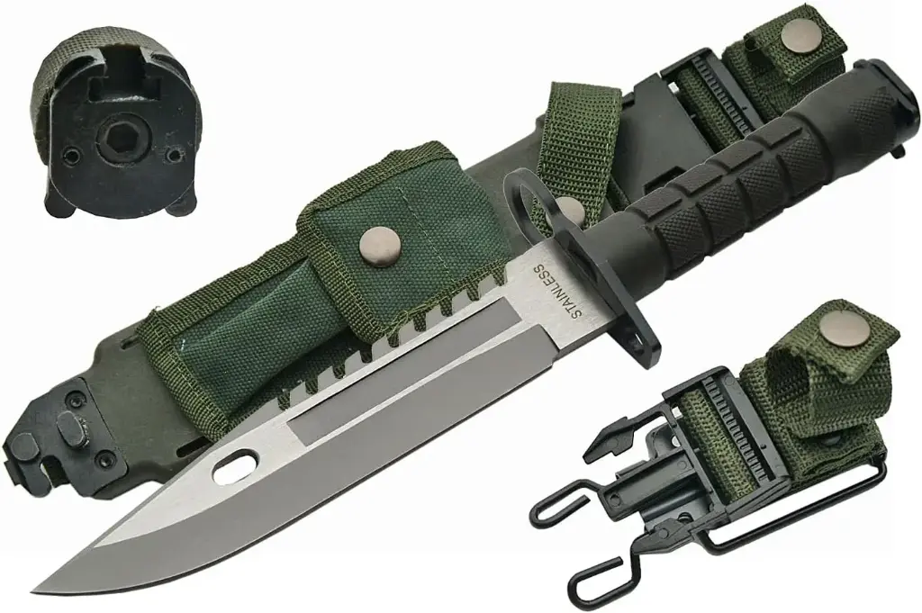  M9 Bayonet 20cm S/steel Blade with ABS Scabbard