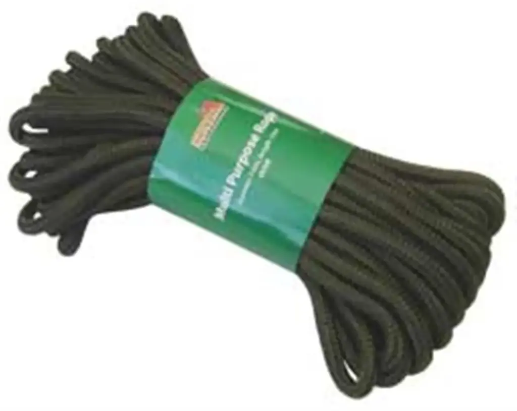  7mm Olive Nylon Utility Rope 50ft