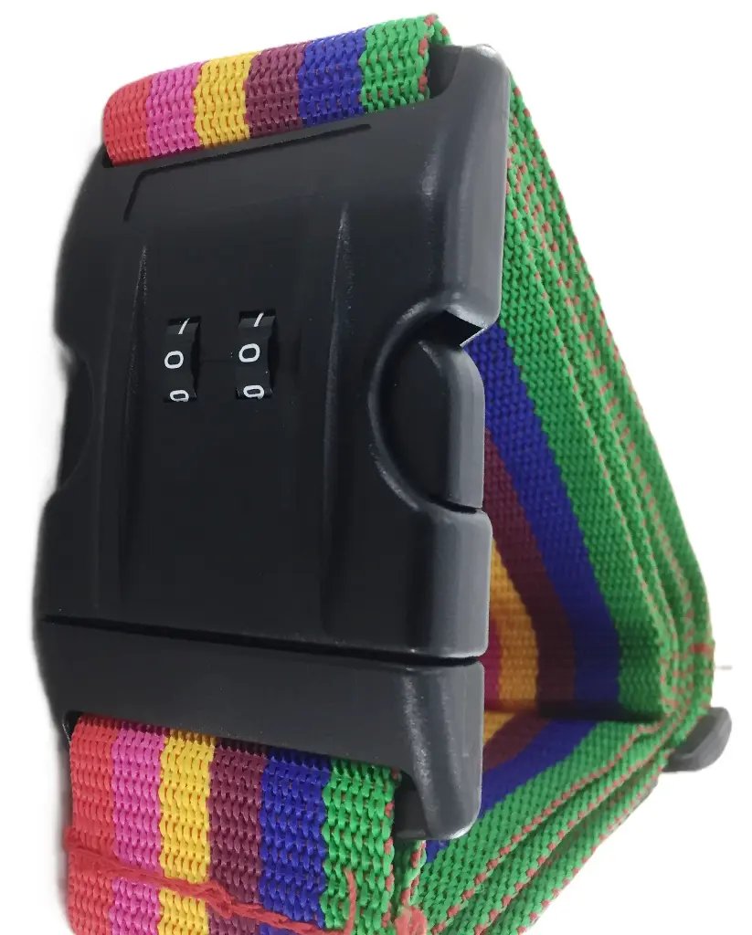  Luggage Strap 2" with Combination Lock Buckle