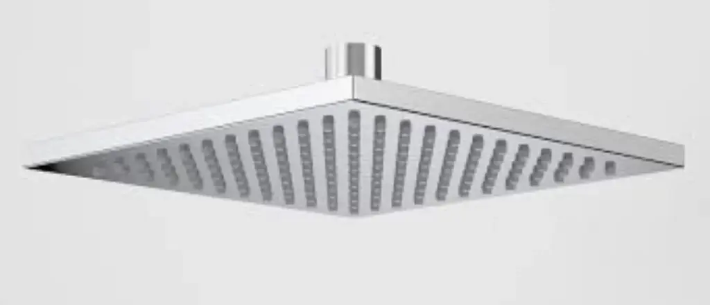  Rainfall Overhead Shower Head Rose 230 x 230 mm Solid Chromed Brass by Diablo