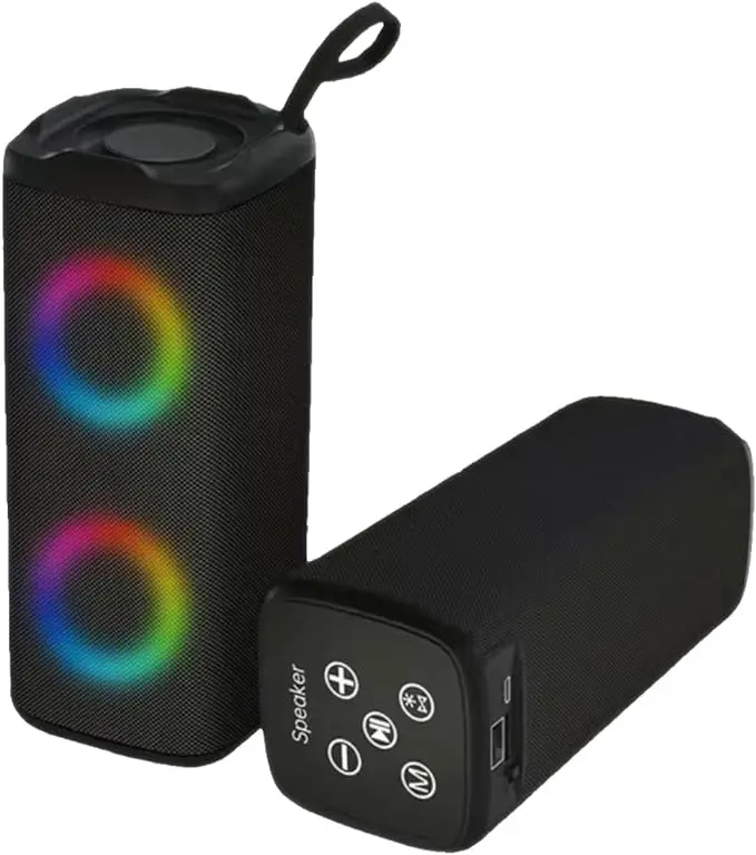  Bluetooth Speaker with Flashing Lights