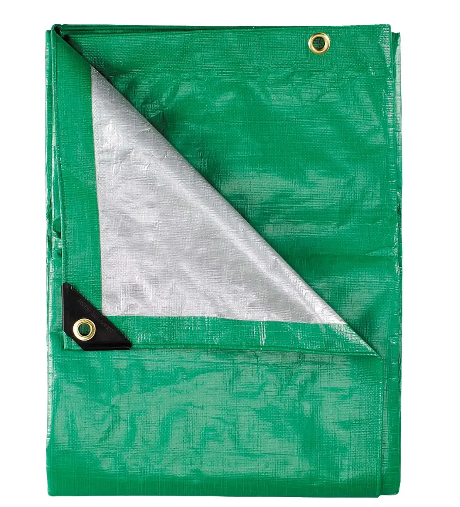 Poly Tarp Heavy Duty 190gm 14x14 Green