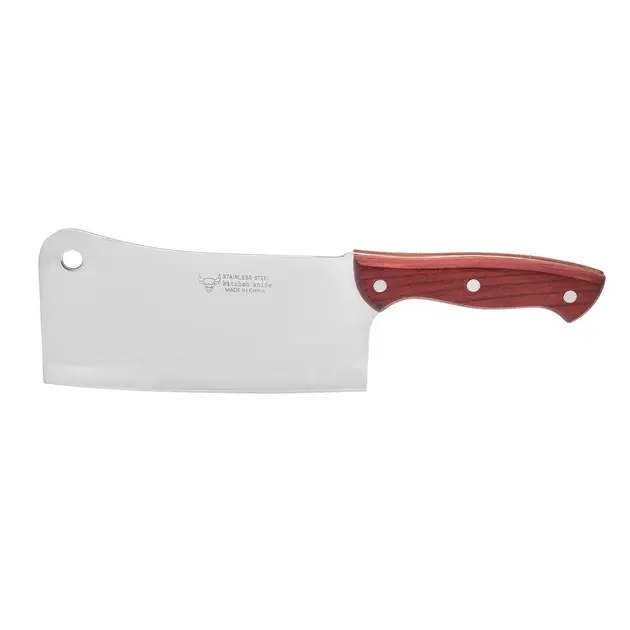 Cleaver Knife Heavy Duty Stainless Steel  .435 kg 8" 20x10 cm