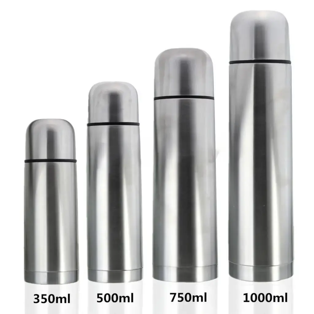 Slimline Bullet Vacuum Flask S/Steel