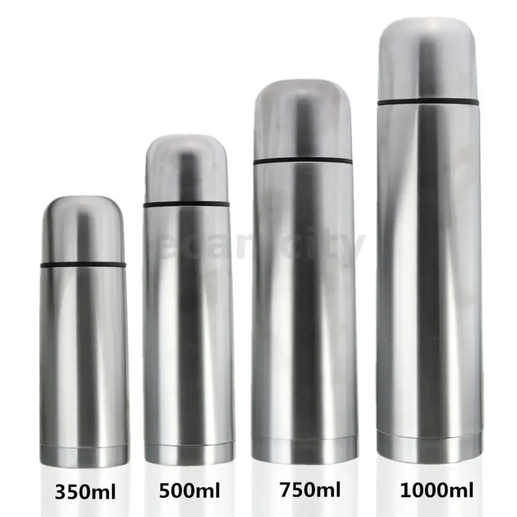 Slimline Bullet Vacuum Flask S/Steel