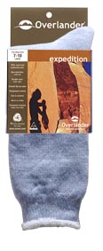 Powder blue 2-8 overlander Expedition Sock