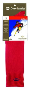 Red 2-8 Overlander Skiing Sock