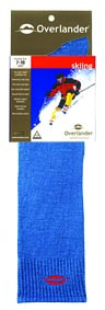 Blue 2-8 Overlander Skiing Sock