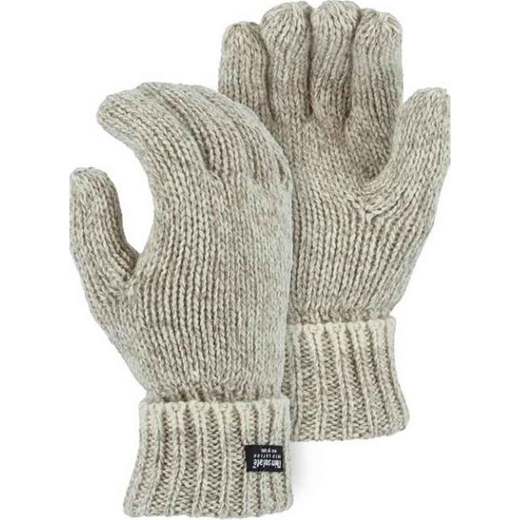 Rag Wool Walnut Glove Thinsulate Lined