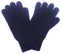 Acrylic Knit Glove Navy