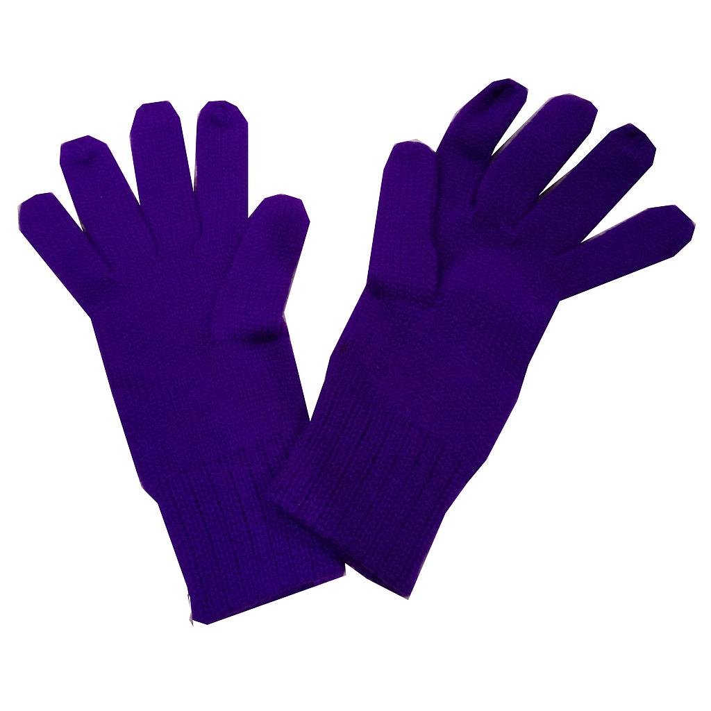 Ladies Knit Glove Lilac
