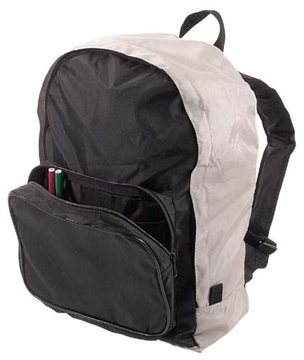 Nylon Backpack Grey/Black