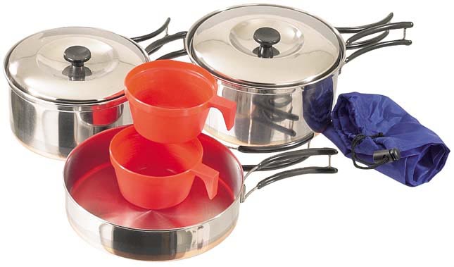 S/Steel 2 Party Cookset 8 pc