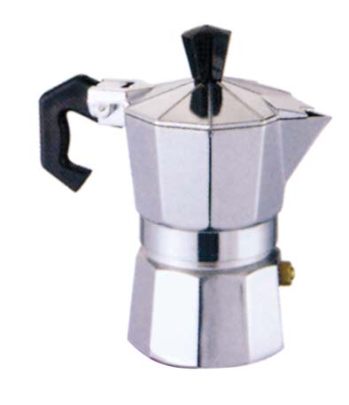 Euro Style Coffee Percolator 6 Cup Silver