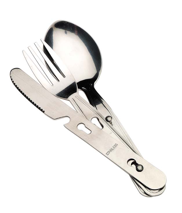 Knife Fork &amp; Spoon Set Clip Together