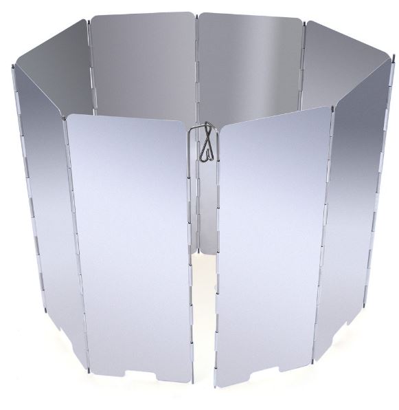Folding Windscreen Aluminium 8 Panel