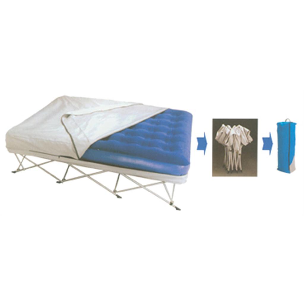 Action Bed Queen Size with Velour Airbed